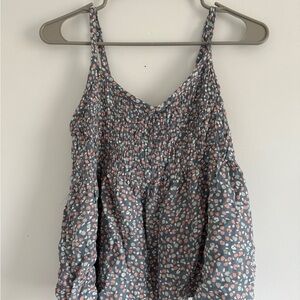 Floral Smocked Women's Top